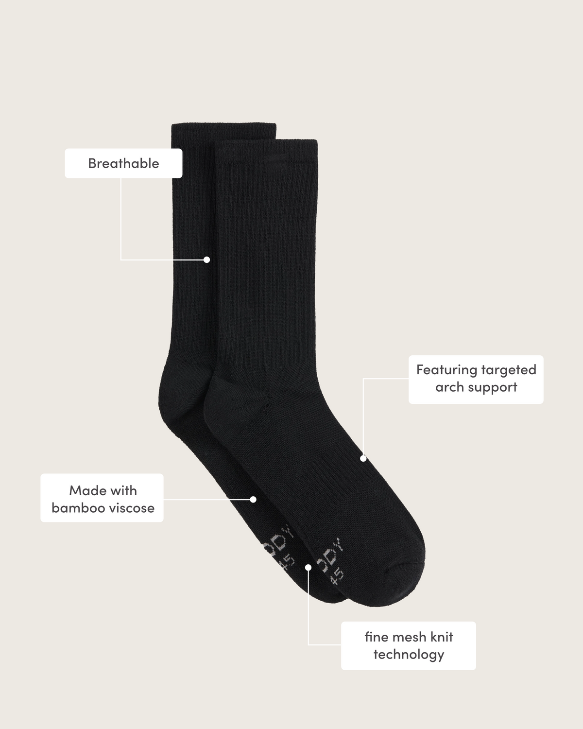 Men's Bamboo Everyday Essentials - Black