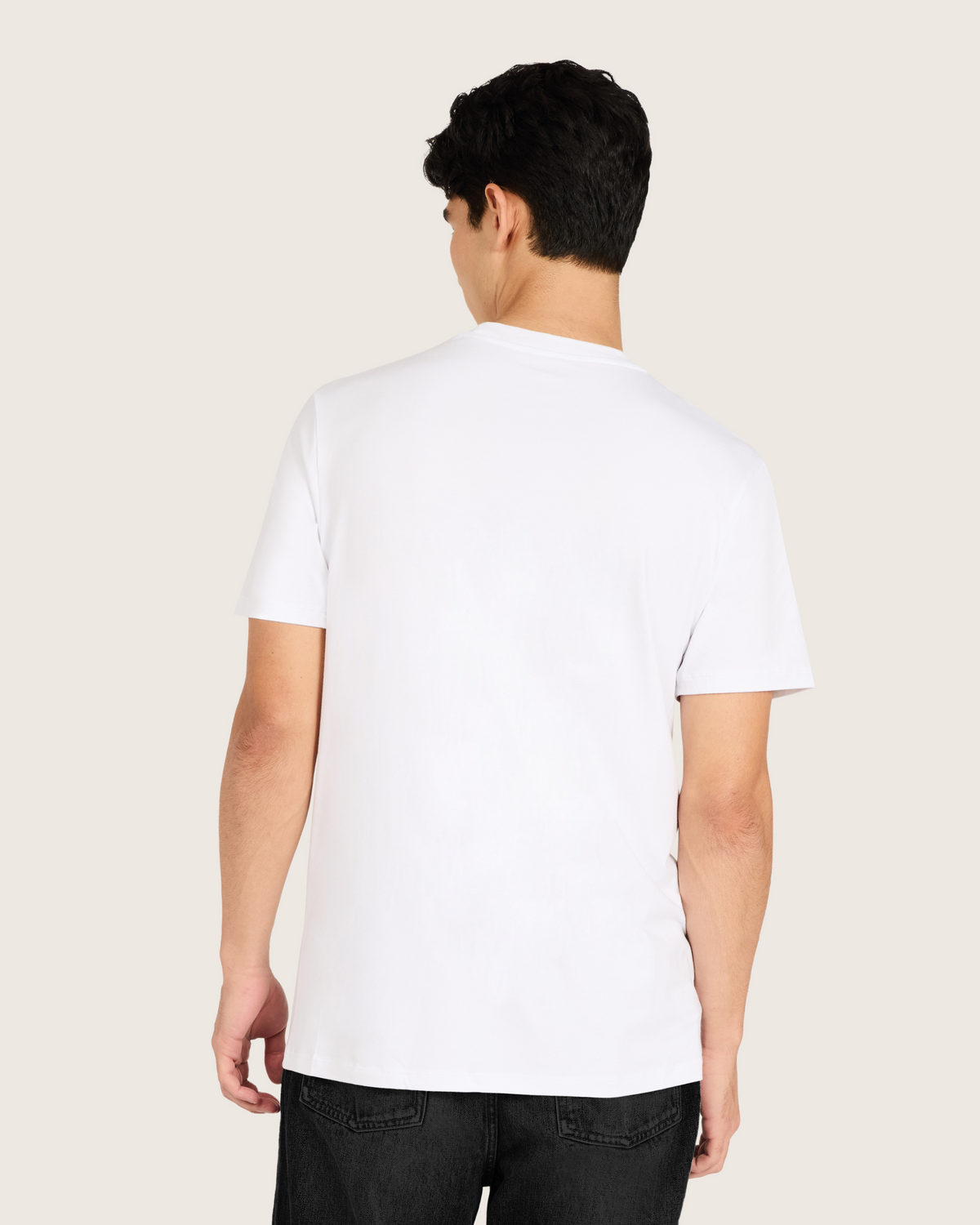 Men's Bamboo Seamfree Essentials - White/Navy