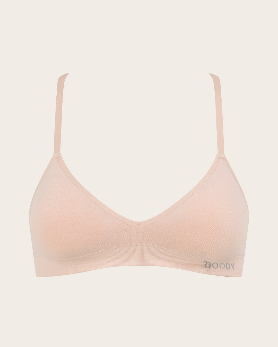 Wireless T-Shirt Bralette - Shell