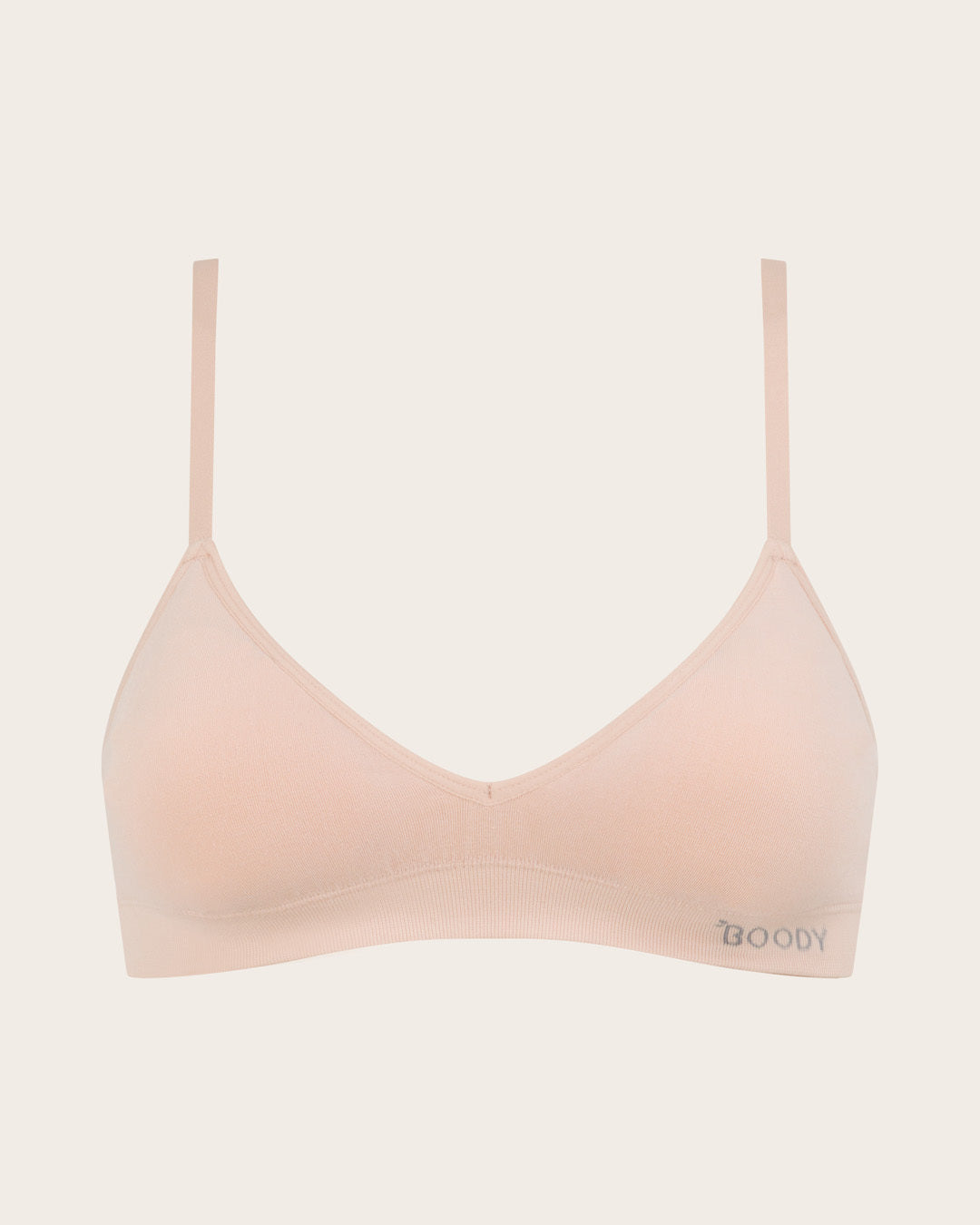 Wireless T-Shirt Bralette - Shell