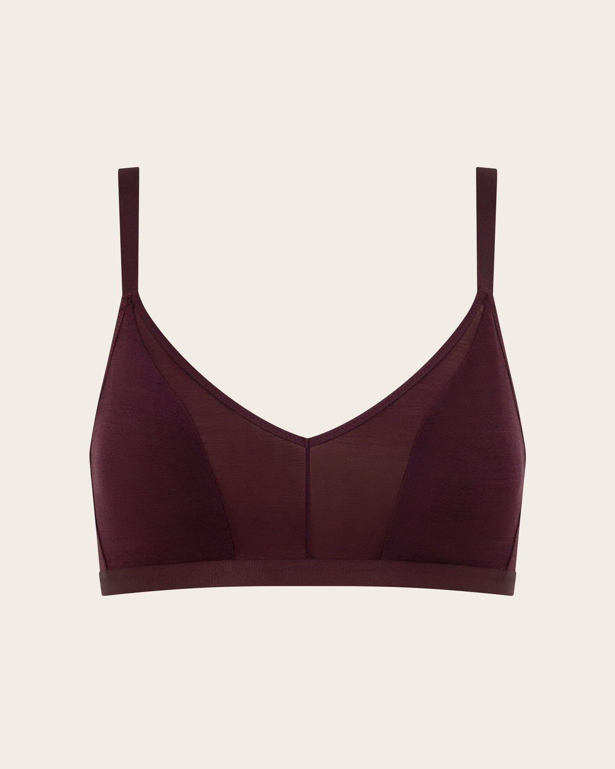 FreeMesh Crop Bralette - Fig
