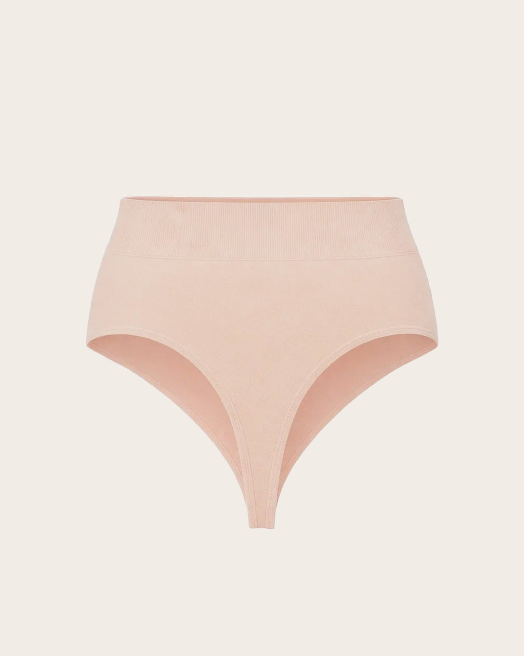 High Waist G-String - Shell