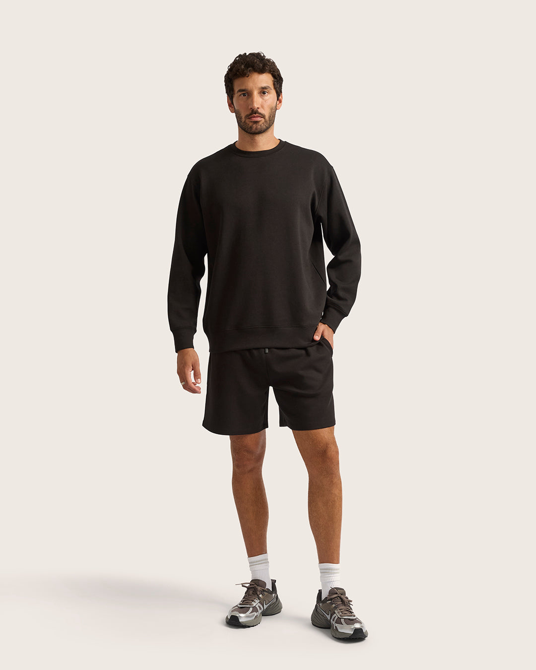 Men's Sweat Shorts 6" - Black