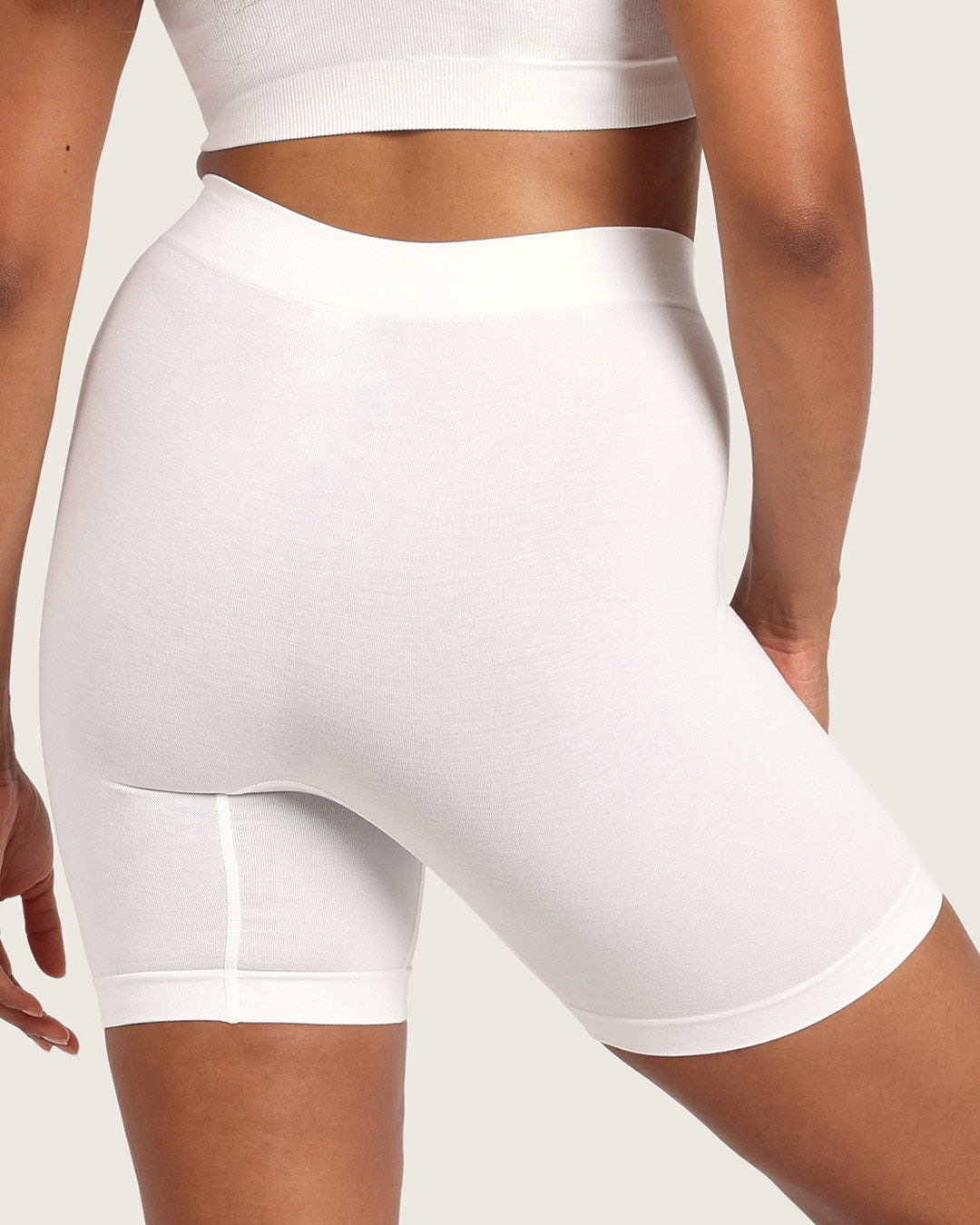 Seamfree Undershorts 6" - White
