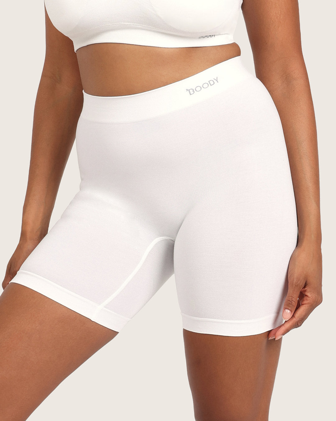 Seamfree Undershorts 6" - White