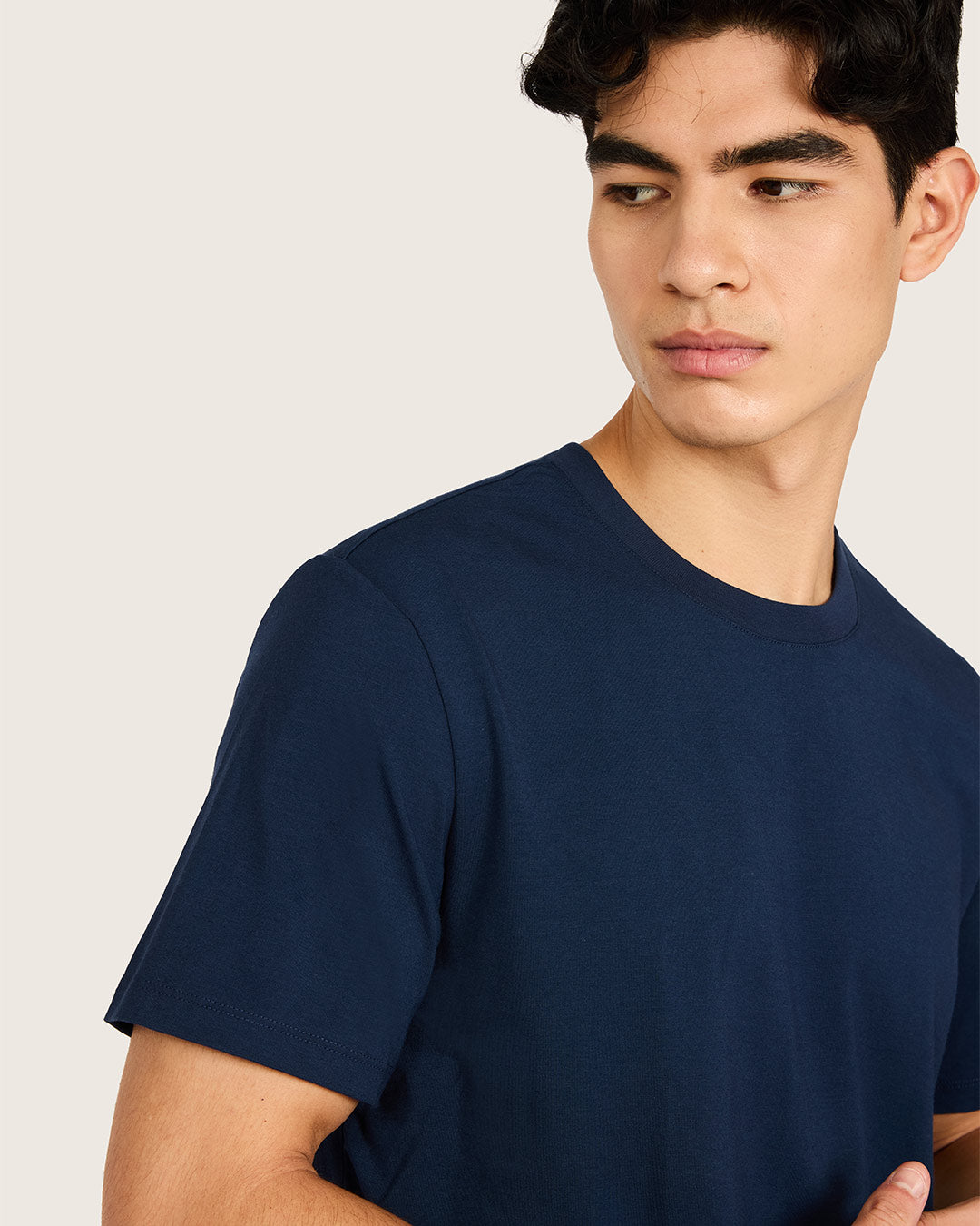 Men's Classic Crew Neck T-Shirt - Navy
