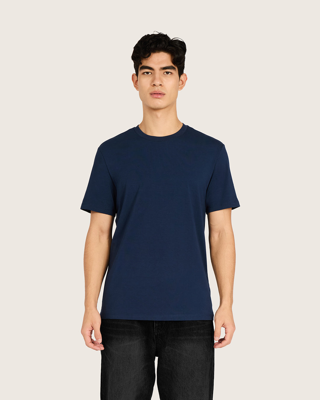 Men's Classic Crew Neck T-Shirt - Navy