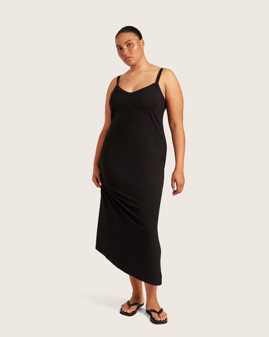 V-Neck Slip Dress