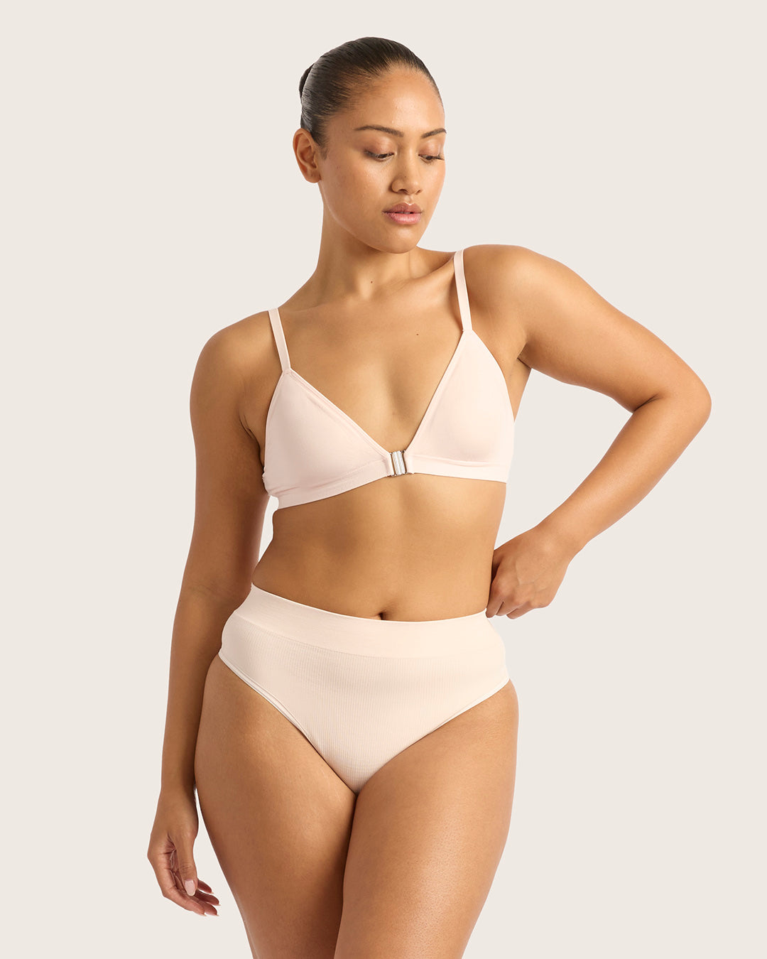 LYOLYTE High Waist G-String - Powder Pink