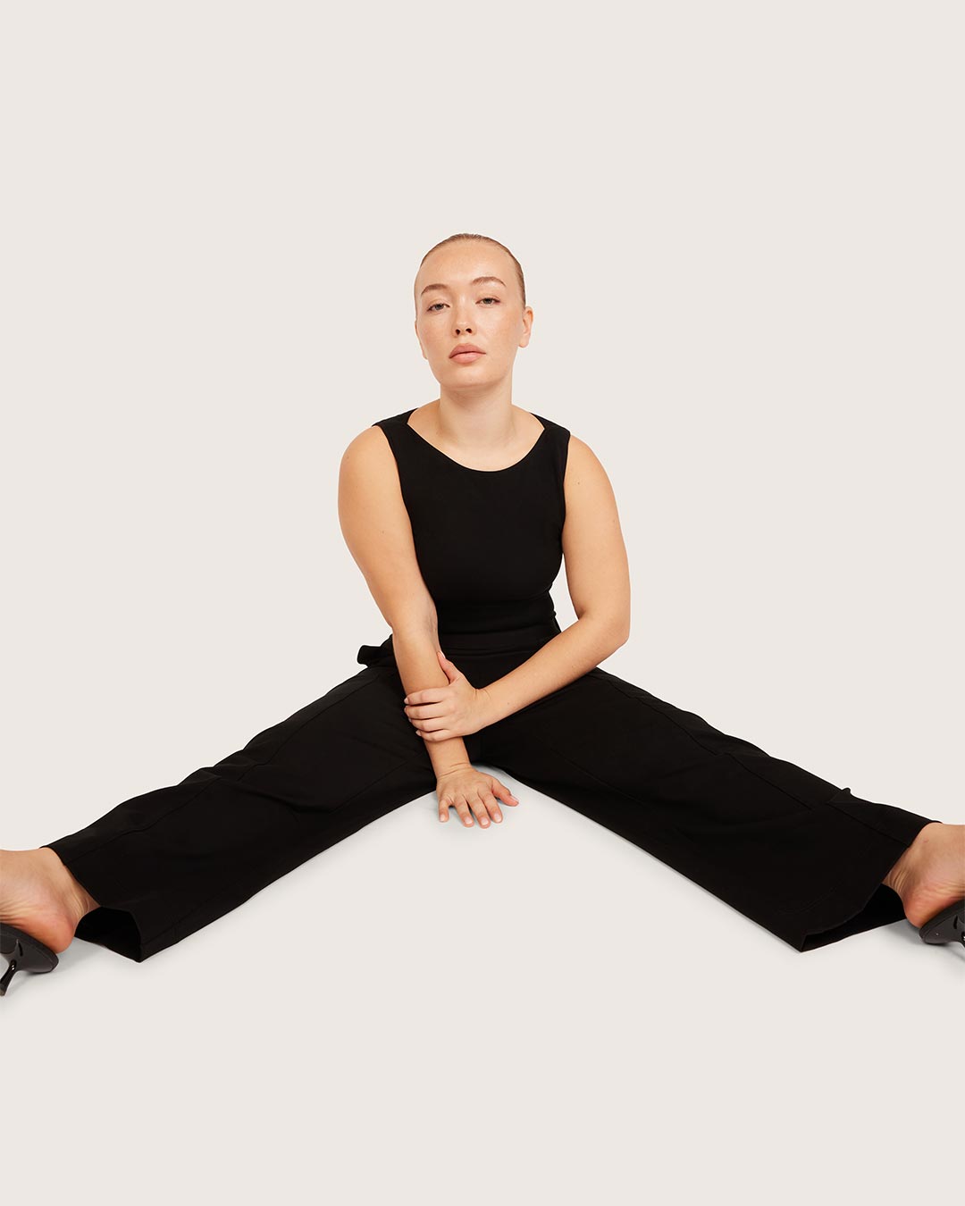 Relaxed Leg Pants - Short - Black