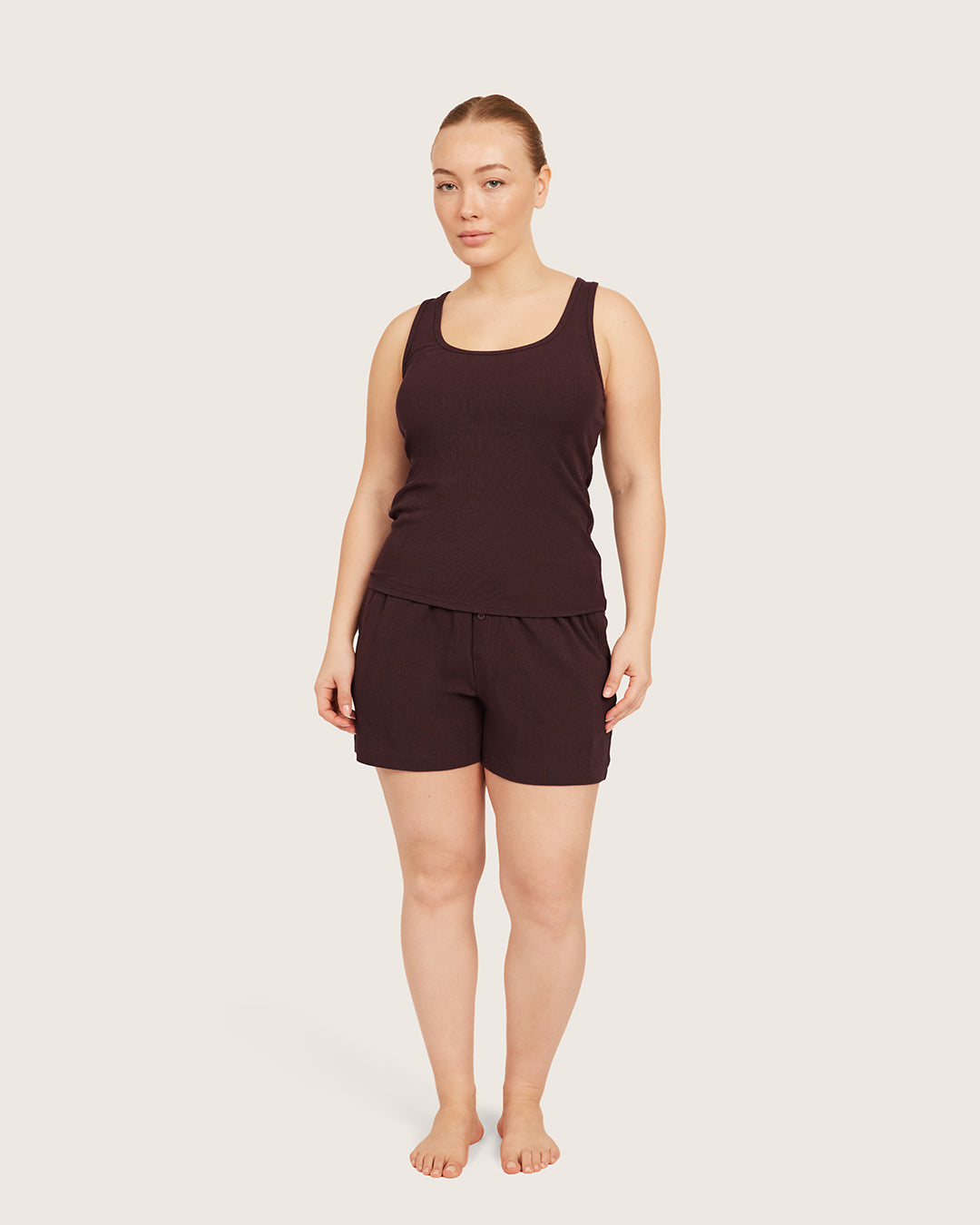 Lounge Tank Top - Mulberry