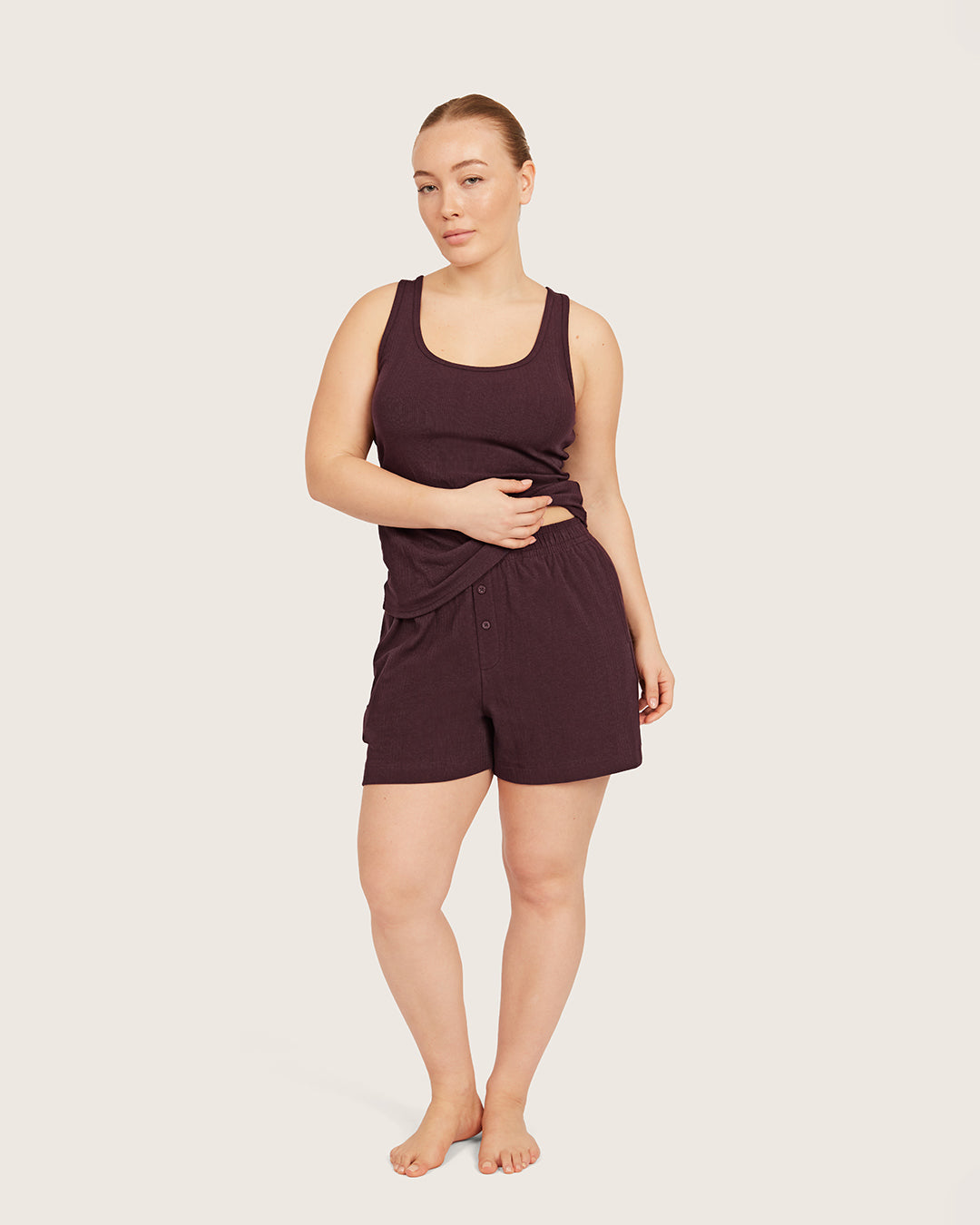 Lounge Shorts - Mulberry