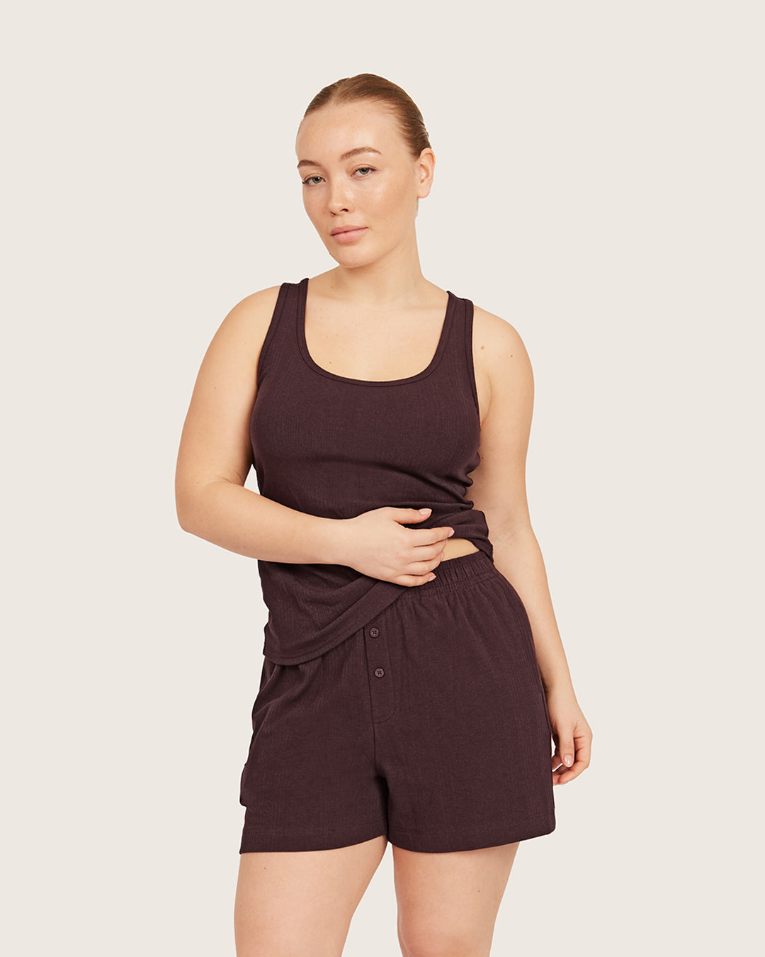Lounge Shorts - Mulberry