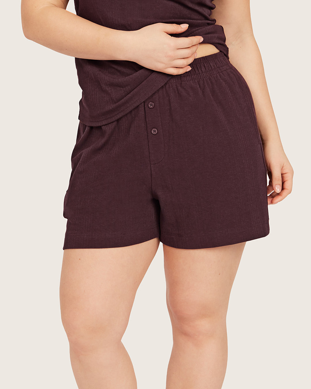 Lounge Shorts - Mulberry