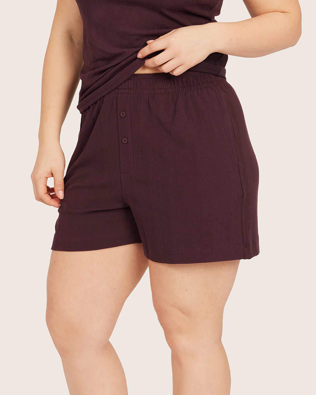 Lounge Shorts - Mulberry