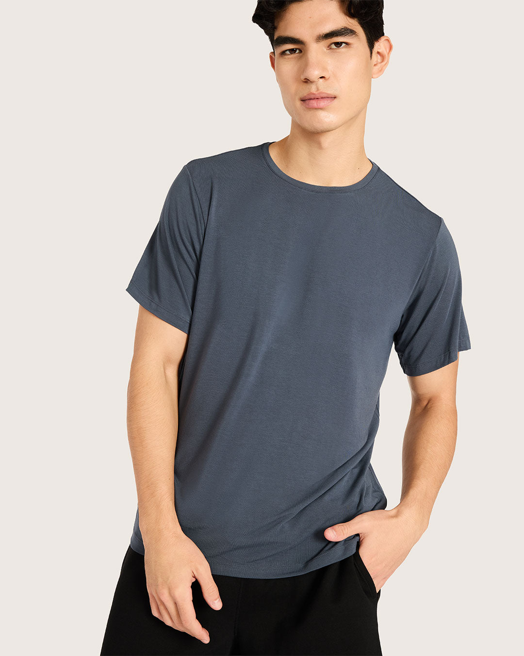 Men's Base Layer Crew Neck T-Shirt - Storm