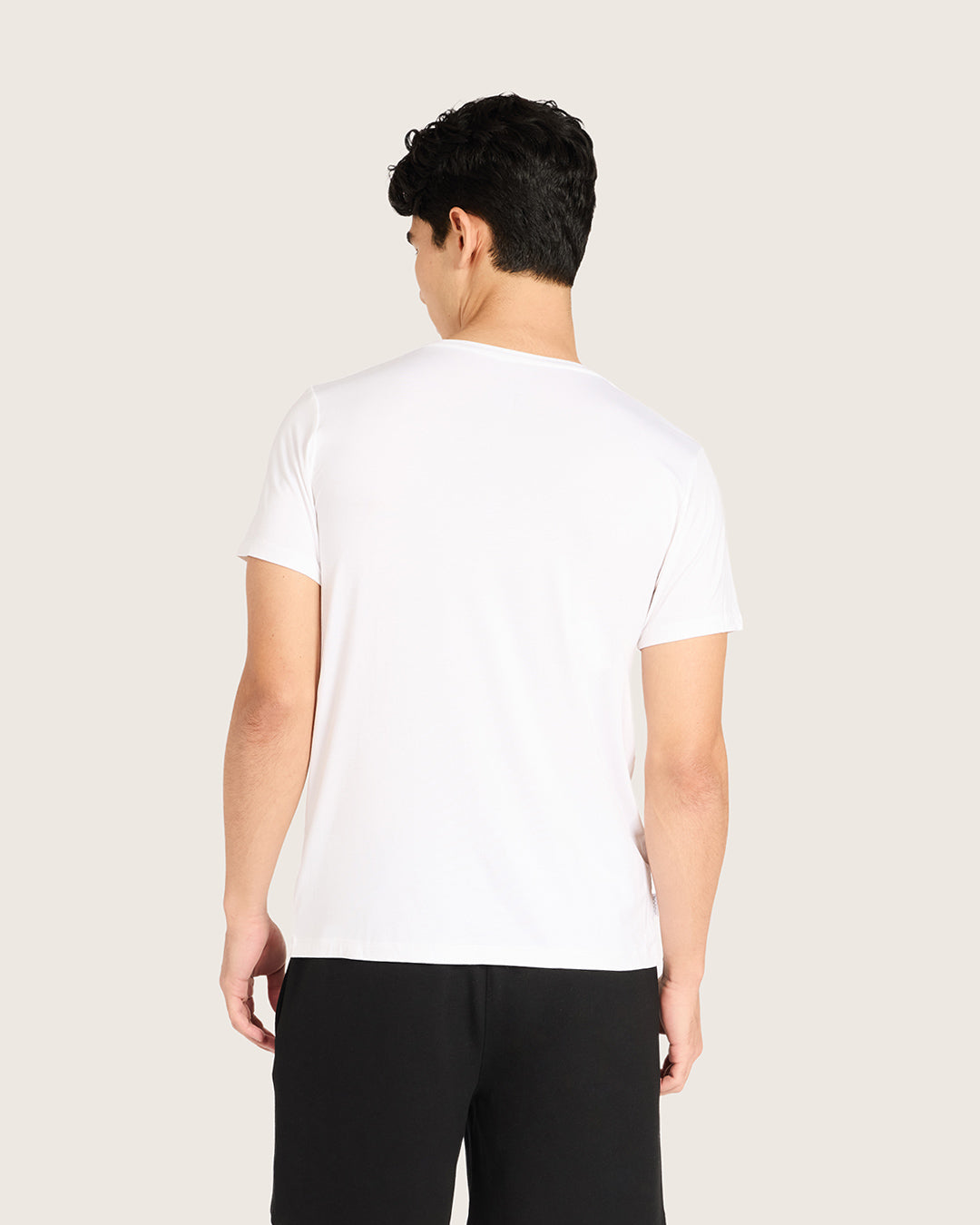 Men's Base Layer Crew Neck T-Shirt - White