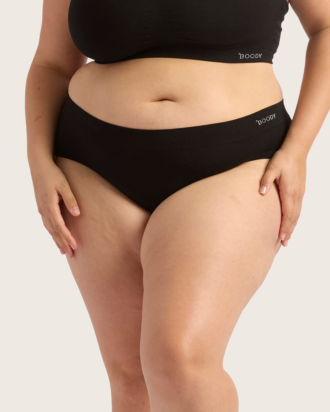 Midi Briefs - Black