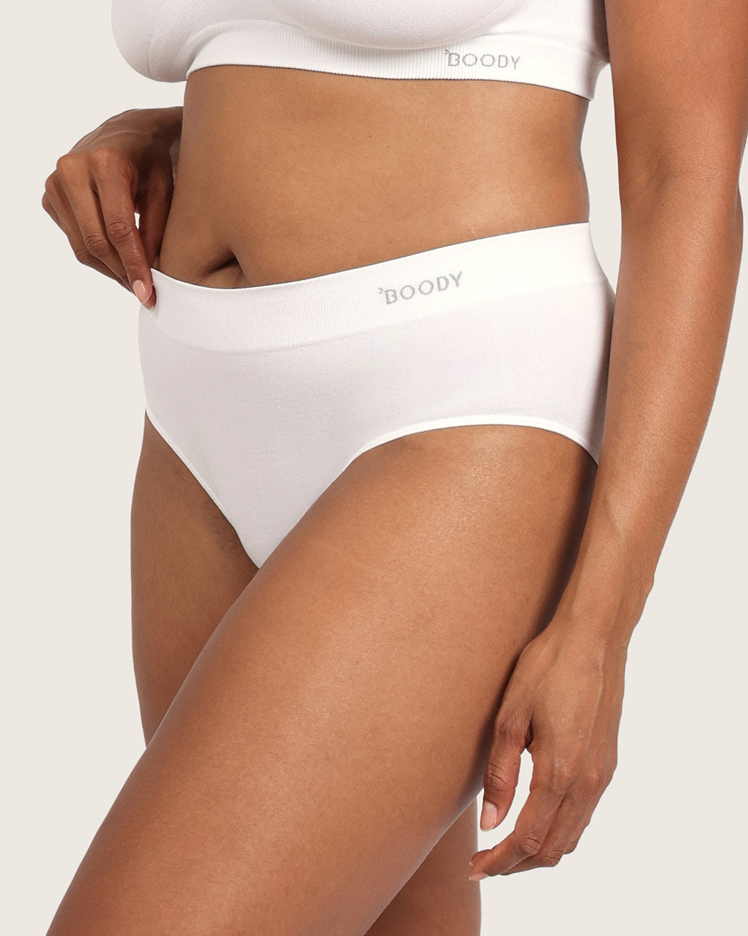 Midi Briefs - White