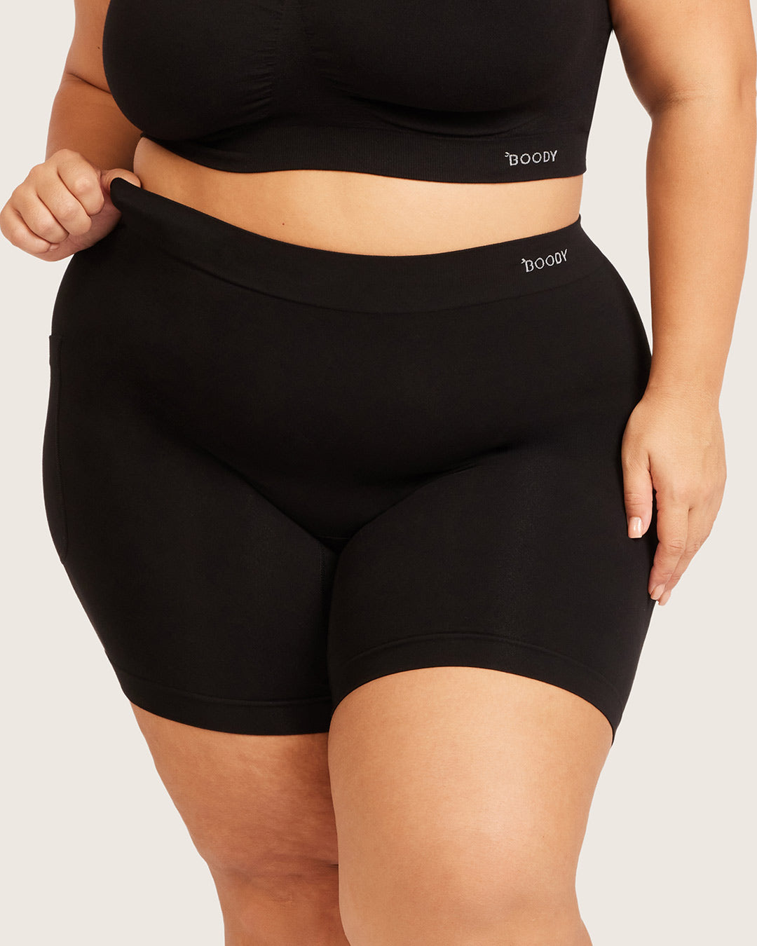 Seamfree Undershorts 6" - Black