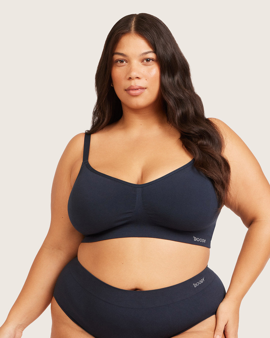 Wireless Full Bust T-Shirt Bra - Midnight
