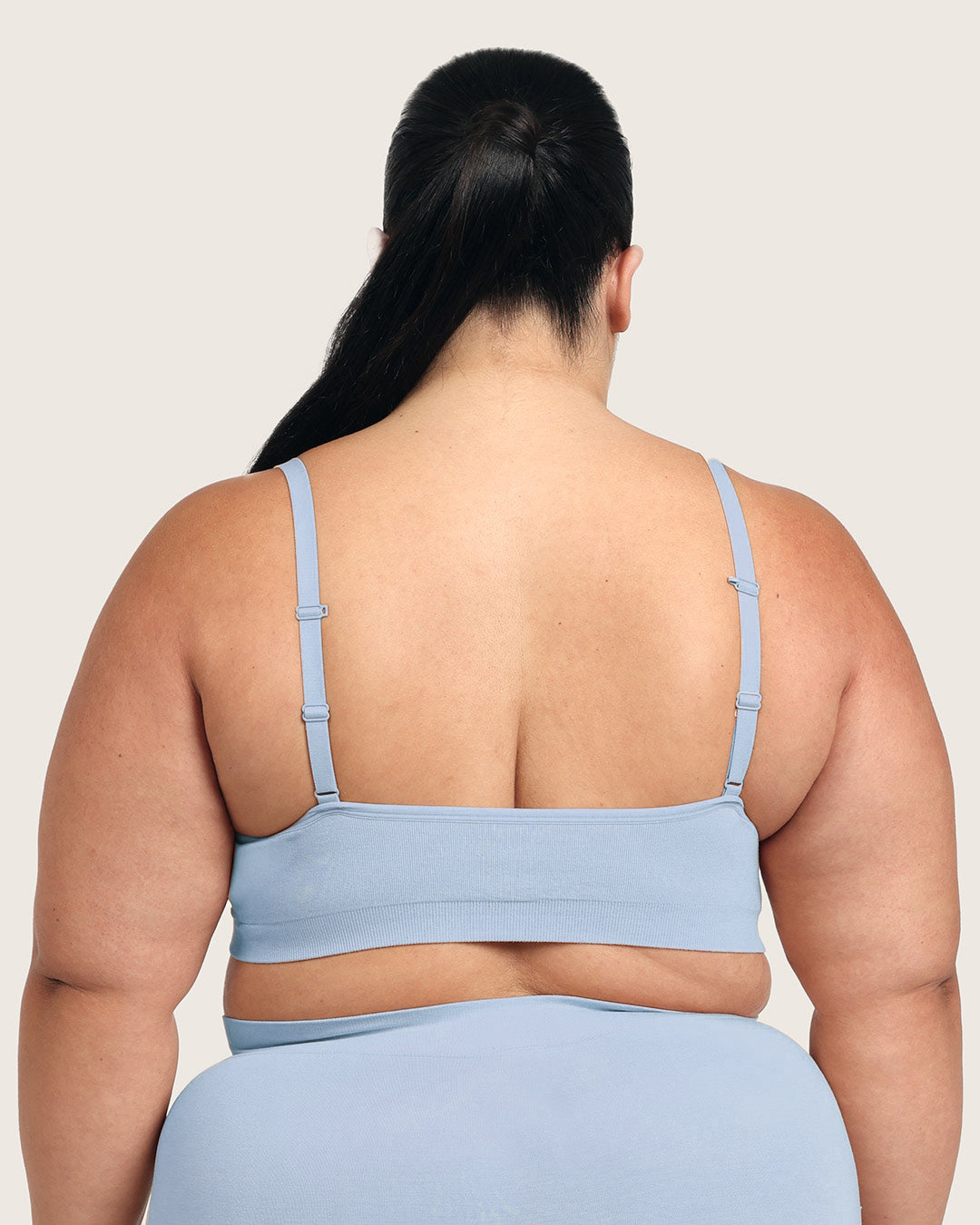 Wireless T-Shirt Bra - Sky Blue