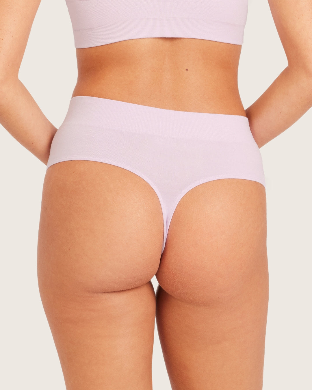 High Waist G-String - Orchid