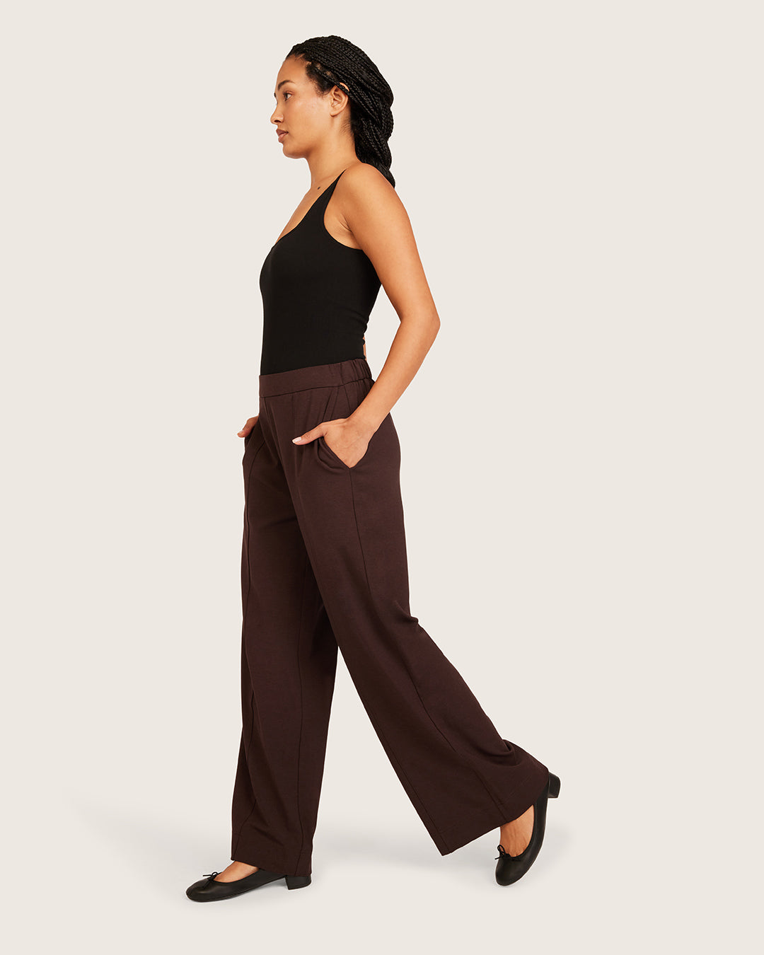 Relaxed Leg Pants - Short - Carob