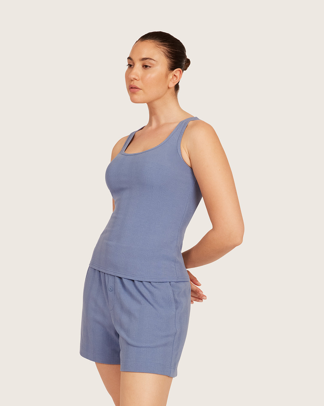 Lounge Tank Top - Steel Blue