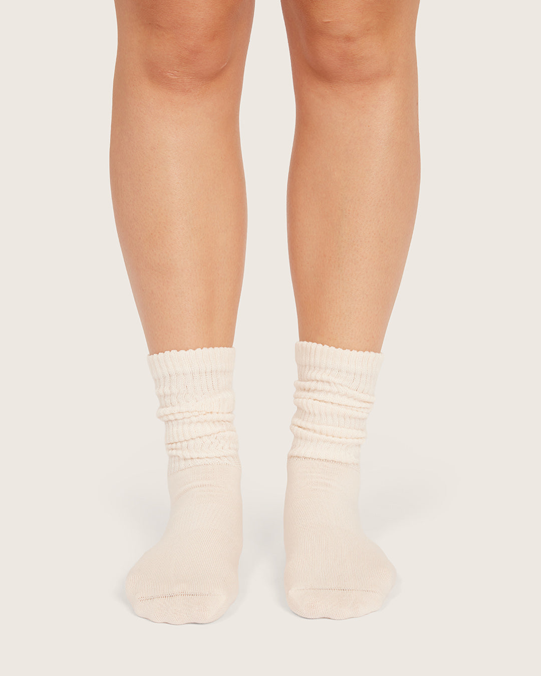 Slouch Socks - Ecru